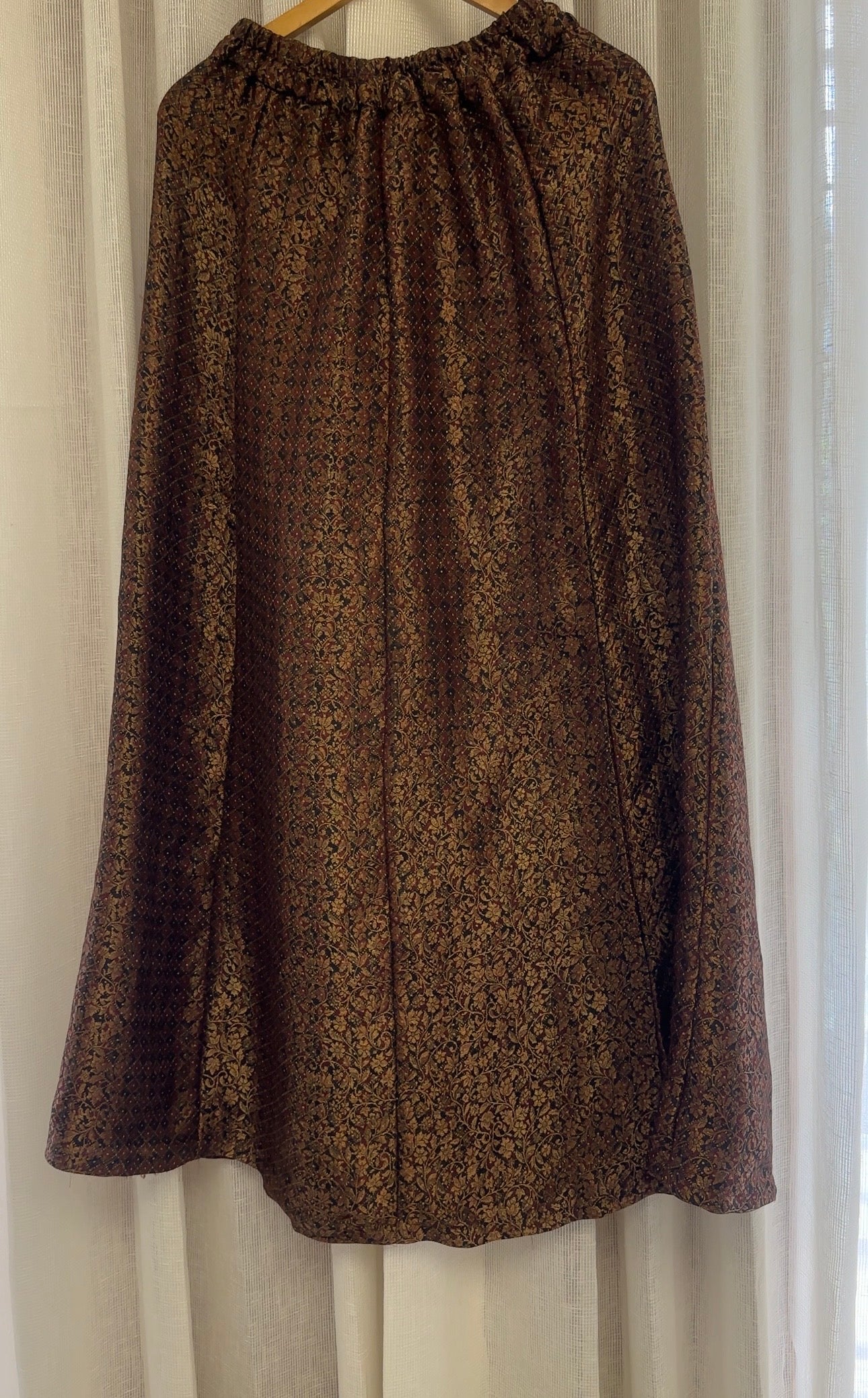 Handwoven Silk brocade top and Skirt