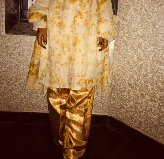Handwoven Silk Brocade Pant