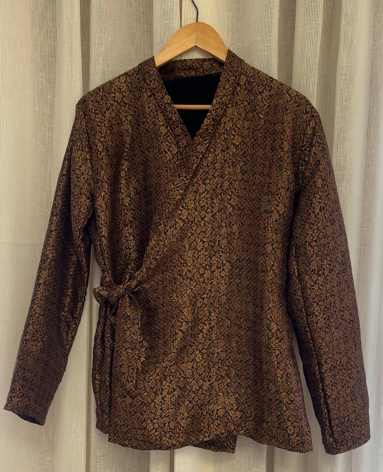 Handwoven Silk brocade top and Skirt